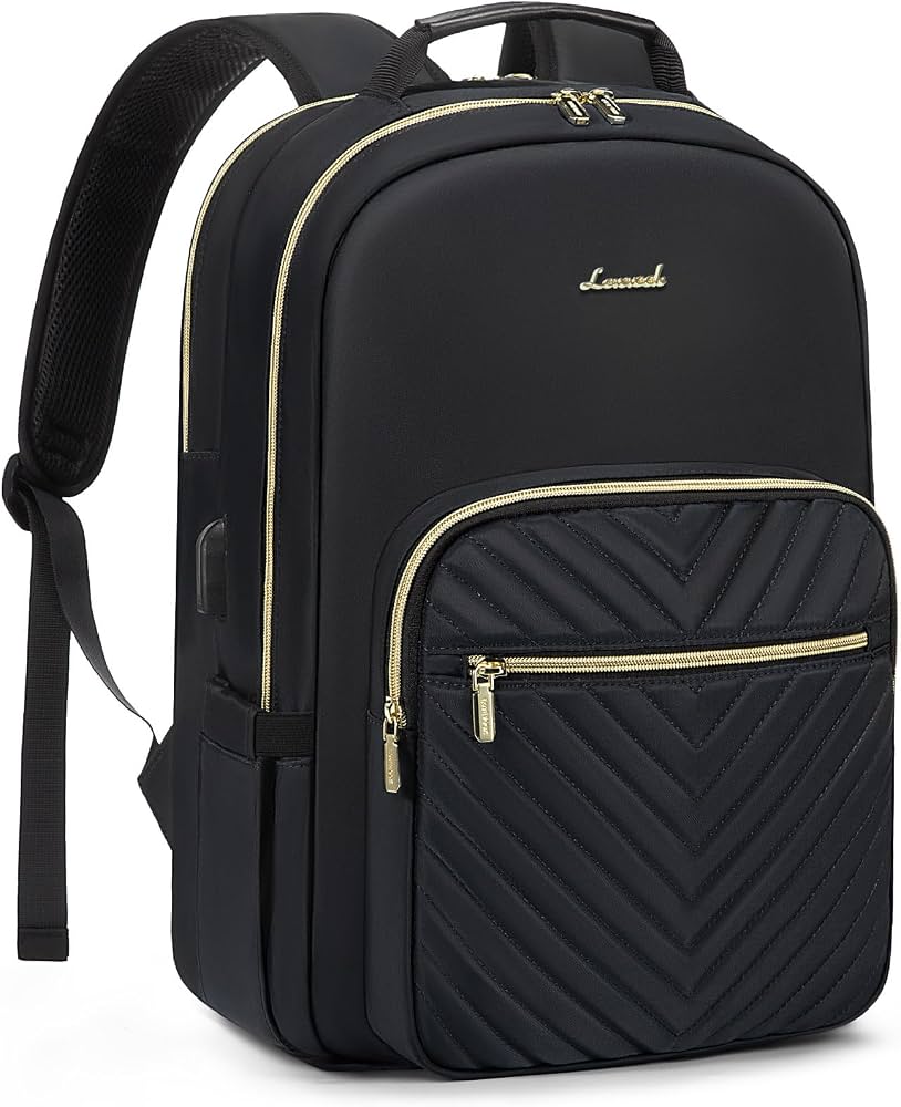 laptop-rugzak-472mfb-1.jpg LOVEVOOK laptoprugzak voor dames, 14 inch, laptoptas, rugzak, waterdicht, schoolrugzak, meisjes, tieners, klein, zwart, rugzak met laptopvak, ... - Afbeelding 1