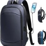 17,3 inch Uitbreidbare Laptop Rugzak voor Heren Dames met USB oplaadpoort | Lichtgewicht Waterdichte Anti diefstal Reisrugzak, Grote Capaciteit Dagrugzak voor Zakelijke Werk Universiteit Blauw : Amazon.nl: Elektronica