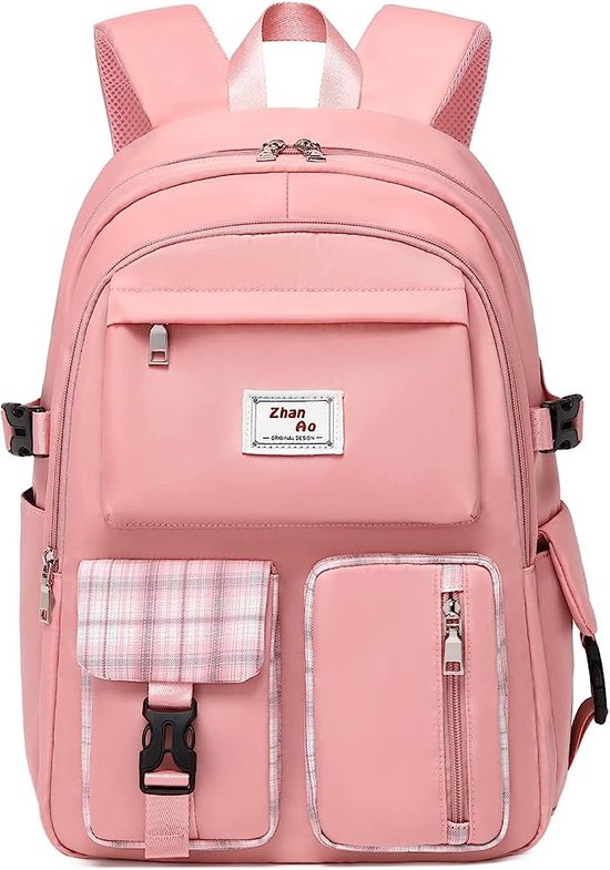 meisjes-schooltas-181dtg-1.jpg Schooltas meisje Middelbare school tiener Waterdicht polyester 15.6 inch laptop | bol - Afbeelding 1