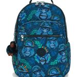 Kipling SEOUL LAP BTS Rugzak blue monkey fun/gemêleerd donkerblauw Zalando.nl