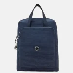 Kipling Kazuki rugzak night ocean jacquard | 022738 Blauw