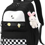 JANSBEN Schooltas voor meisjes en jongens, schoolrugzak voor tieners, rugzak, schoolrugzakken, rans met dagpack voor school, sporttas, in hoogte verstelbaar, veel vakken, laptopvak, schooltassen voor : Amazon.nl: Kleding, schoenen & sieraden