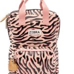 Zebra kinderrugzak S Stripes Pink Dubbele handvatten Verstelbare schouderbanden | bol